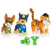 Paw Patrol Jungle Pups: set di figure di Chase, Tracker e tigre - Spin Master