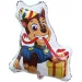 Paw Patrol: Palloncino in foil di Chase con regalo per compleanno 60cm