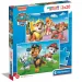 Paw Patrol Supercolor 2 in 1 2x20 pezzi puzzle - Clementoni