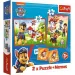 Paw Patrol puzzle e gioco di memoria 2 in 1 - Trefl