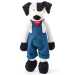Peluche Federico cane vestito 40 cm - Lumpin