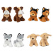 Peluche cagnolino carino 15 cm, disponibile in diverse varianti, 1 pz.