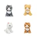 Peluche gattino carino 15 cm, in varie versioni, 1 pezzo