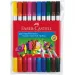 Pennarelli lavabili a doppia punta colorati set da 10 pezzi - Faber-Castell