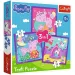 Peppa Pig 3 in 1 puzzle da 20-36-50 pezzi - Trefl