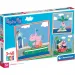 Peppa Pig 3x48 pezzi Supercolor puzzle - Clementoni