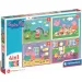 Peppa Pig 4 in 1 puzzle 12-16-20-24 pezzi - Clementoni