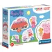 Peppa Pig 4 in 1 puzzle da 3-6-9-12 pezzi - Clementoni