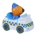 Peppa Pig Piccolo Buggy: Freddy Volpe con Auto della Polizia - Hasbro