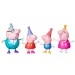 Peppa Pig: Set di 4 personaggi Festa in Famiglia - Hasbro