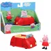 Peppa Pig: Set di piccola auto rossa e figura di Peppa Pig - Hasbro