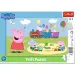 Peppa Pig: Treno felice puzzle con cornice da 15 pezzi - Trefl