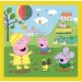 Peppa Pig: Un giorno felice 3 in 1 puzzle - Trefl