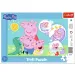 Peppa Pig divertimento in famiglia puzzle incorniciato da 15 pezzi - Trefl