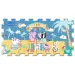Peppa Pig in vacanza puzzle in spugna - Trefl