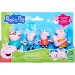 Peppa Pig: set di figurine della famiglia di cinque persone di Peppa - Hasbro