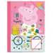 Peppa Pig va in bicicletta cartella elastica 25x35cm