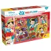Pinocchio 2 in 1 puzzle e libro da colorare da 108 pezzi 70x50 cm - Lisciani