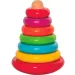 Piramide ad anelli di legno 8 pezzi