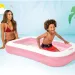 Piscina per bambini rettangolare rosa 166x100x25cm - Intex