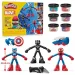 Play-Doh: Marvel Avventure eroiche, set di pasta modellabile con 3 personaggi - Hasbro immagine 2