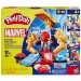 Play-Doh Marvel: Laboratorio di Armature di Iron Man degli Avengers con luci e suoni - Hasbro