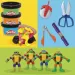 Play-Doh: Set di gioco Teenage Mutant Ninja Turtles Cowabunga Creations - Hasbro