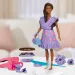 Play-Doh: Set di pasta modellabile Barbie Fashionista con abito a balze e bambola - Hasbro