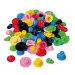 PlayBox: Cappellini in plastica di diverse dimensioni set da 48 pezzi 24-35mm