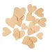 PlayBox: Cuoricini in legno di varie dimensioni 100 pezzi
