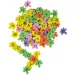 PlayBox: Elementi puzzle in spugna colorata con lettere e colori diversi 2000 pezzi 20x20mm