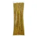 PlayBox: Fili di ciniglia dorati 100 pezzi 6mm