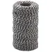 PlayBox: Filo di cotone bianco e nero 100m