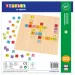 PlayBox: Gioco educativo in legno colorato ABC 25x25cm