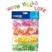 PlayBox: Lettere in schiuma adesiva in vari colori 2,5 cm confezione da 400 pezzi