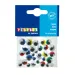 PlayBox: Occhi mobili colorati con ciglia in diverse dimensioni 30 pezzi