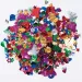 PlayBox: Paillettes colorate in diversi colori, dimensioni e forme, confezione da 100g