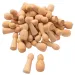 PlayBox: Pedine in legno naturale 40x47mm confezione da 50 pezzi