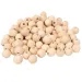 PlayBox: Perle di legno naturale 15mm confezione da 100 pezzi