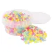 PlayBox: Perline MIDI da 5 mm da stirare, confezione da 1000 pezzi in colori trasparenti chiari
