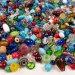 PlayBox: Perline decorative infilabili in vetro colorato confezione da 1 kg