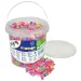 PlayBox: Perline glitterate termoadesive MIDI da 5mm, confezione da 5000 pezzi mix