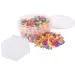 PlayBox: Perline neon MIDI da 5 mm stirabili, confezione da 1000 pezzi con base esagonale