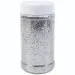 PlayBox: Polvere di glitter argento in barattolo da 250 grammi
