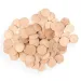 PlayBox: Pulsanti in legno con diametro di 25mm set da 100 pezzi