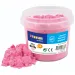 PlayBox: Sabbia modellabile rosa in secchio da 1 kg