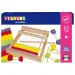 PlayBox: Set completo per tessitura con fili e telaio quadrato