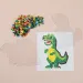 PlayBox: Set creativo di perline da stirare MIDI da 5 mm con dinosauri