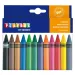 PlayBox: Set di 12 pastelli a cera 1,1 cm