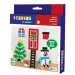 PlayBox: Set di 2000 perline MIDI da 5 mm stirabili - Atmosfera natalizia